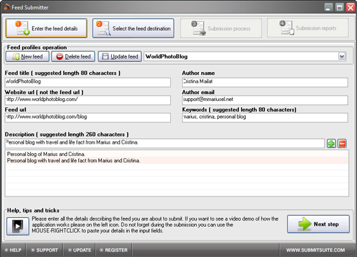 Feed-Submitter-create-a-new-profile-or-load-an-existing-one