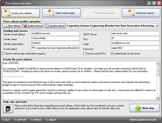 Press-Release-Submitter-create-a-new-press-release-and-setup-the-profile